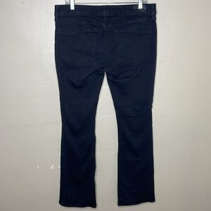 EXPRESS Jeans Black Barely Boot Low Rise Stretch 5 Pocket Denim 10 Short